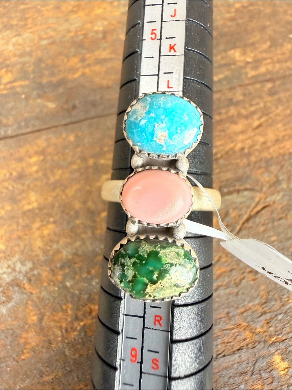 White Water Turquoise, Pink Conch, Damele Variscite
